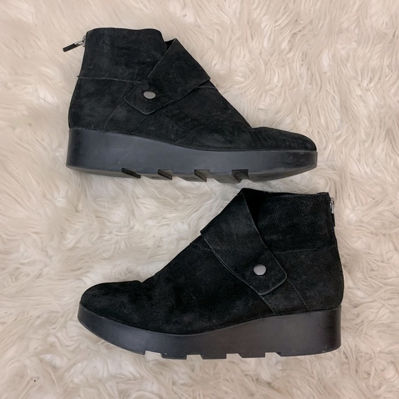 Eileen Fisher Shoes - Eileen Fisher black suede booties